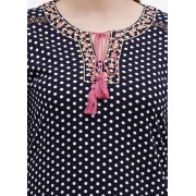 Чорна сукня Wild Love L,XL,2XL,3XL в горошок 82908